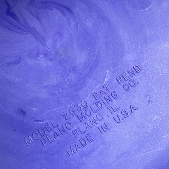 Vintage Caboodles Purple Swirl Model 2630 USA 3 Tier Mirror Makeup Pageant Case - Picture 3 of 9